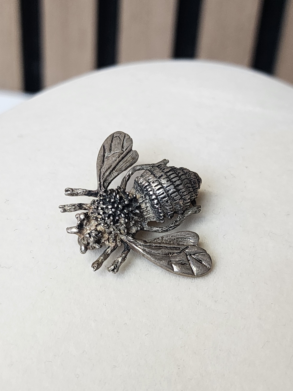 Vintage Sterling Silver 925 Bee Brooch Jewellery Pin